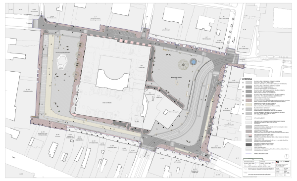 Malostranské square - the architectural situation