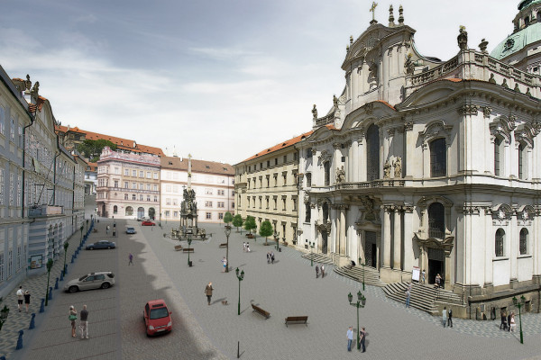 Malostranské square - the upper part