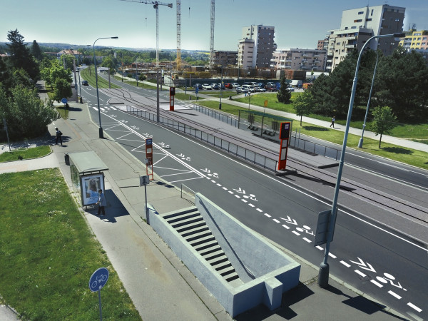 Tram stop Libuš