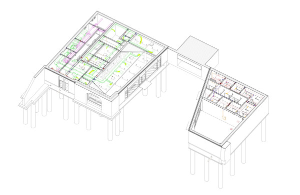 3D model of terminal building