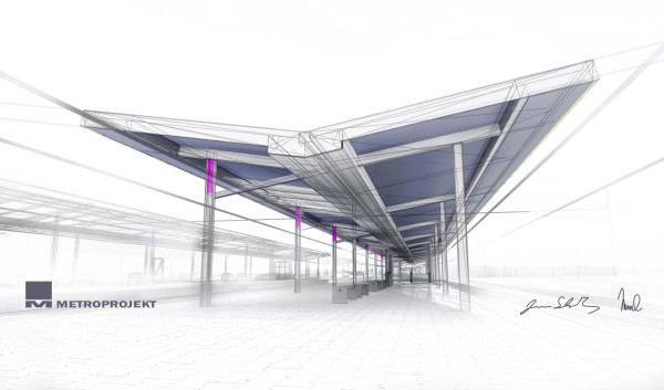 Schematic visualization of shelters