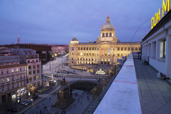 View from the balcony of the House of Fashion