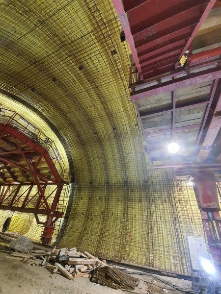 Armored vault of the tunelled tunnel
