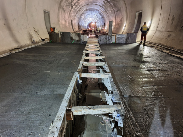 Concreting the bottom