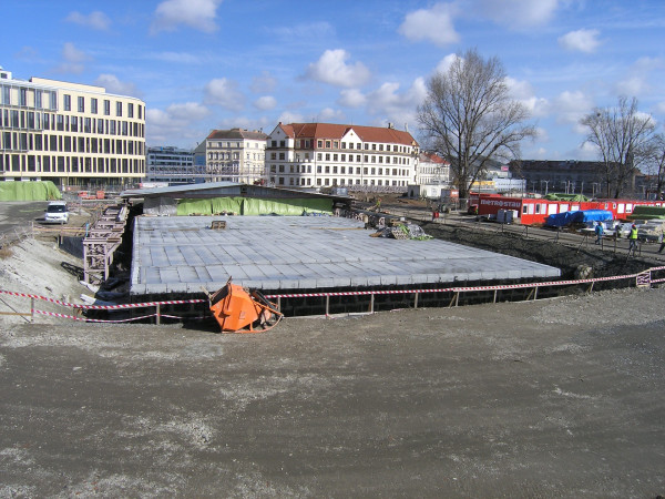New waterproofing system on the station ceiling