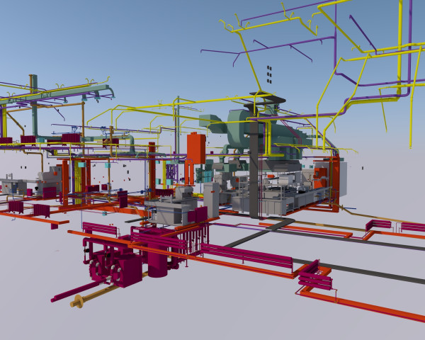 3D model Technical Equipment of Buildings