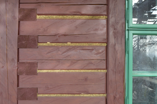 Realization - detail of timbering