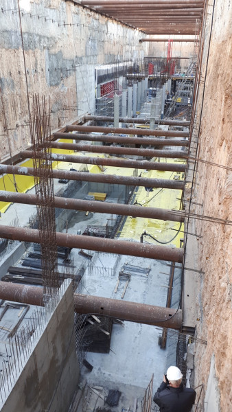 Securing the station pit