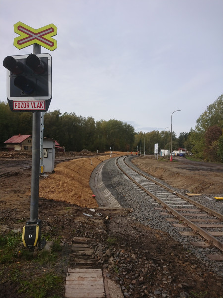 Reconstructed 1. station railway