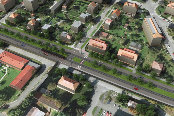 Vlastina and Mladčina street crossing