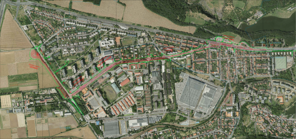 Ortophoto map