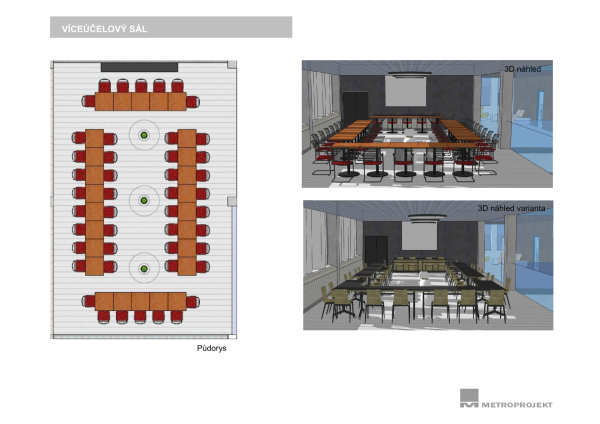 3D preview - multi-purpose hall