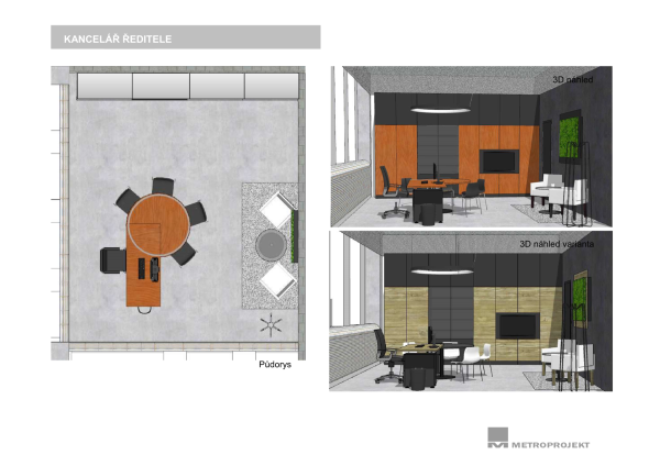 3D preview - the director's office