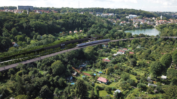 Veleslavín - Liboc section - vizualization dh architekti a Metroprojekt
