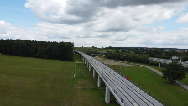Completed overpass - top view