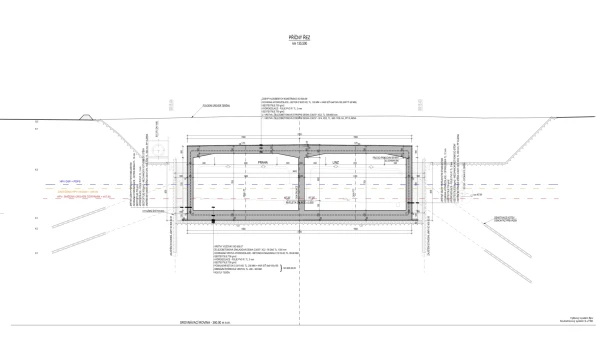 Tunnel construction cross section