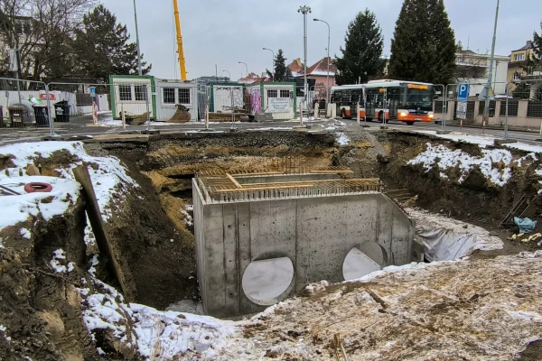 Výstavba nové vzdušníkové šachty pro páteřní vodovodní řady DN 1100