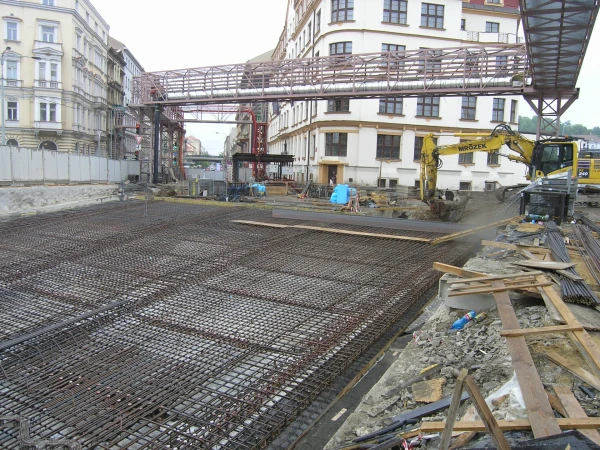 21.5.2024 Reinforcement of the steel concrete slab of the new reinforced concrete ceiling