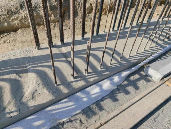 Preparatory works for laying concrete for ceiling structures